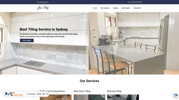jjuntiling.com.au screenshot