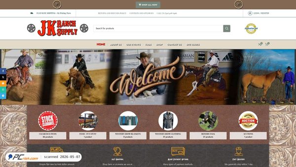 jkranchsupply.com screenshot