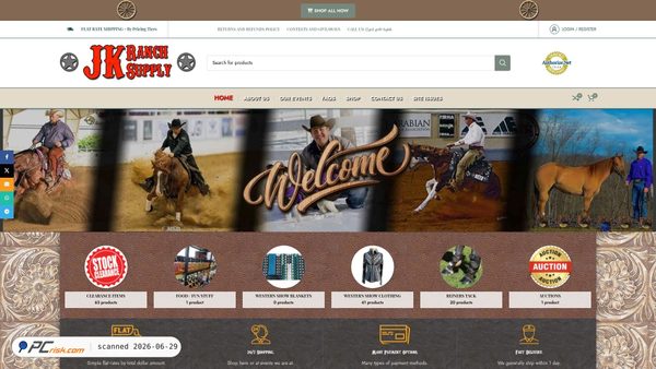 jkranchsupply.com screenshot