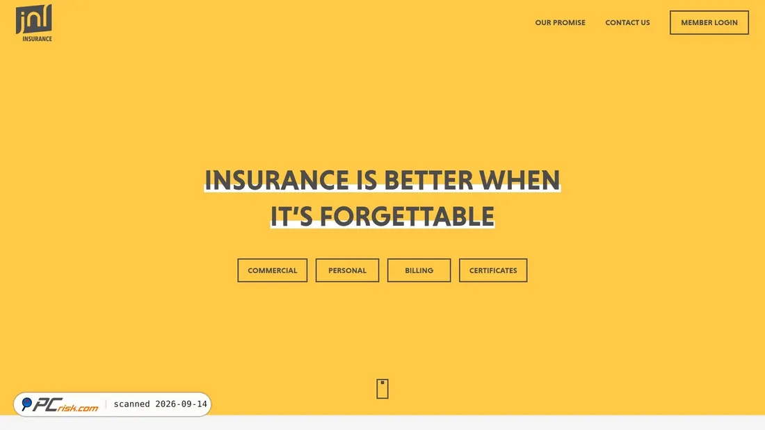 Capture d’écran de jnlinsurance.com