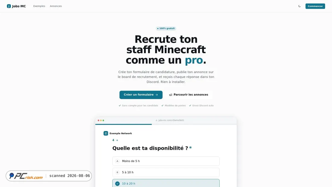Screenshot of jobs-mc.com