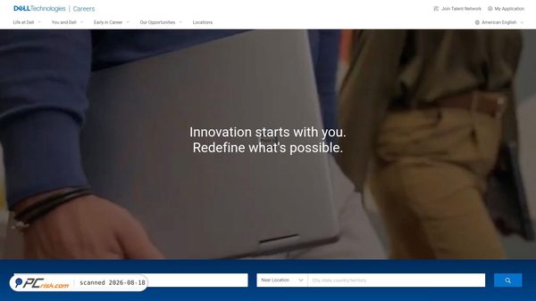 jobs.dell.com Screenshot