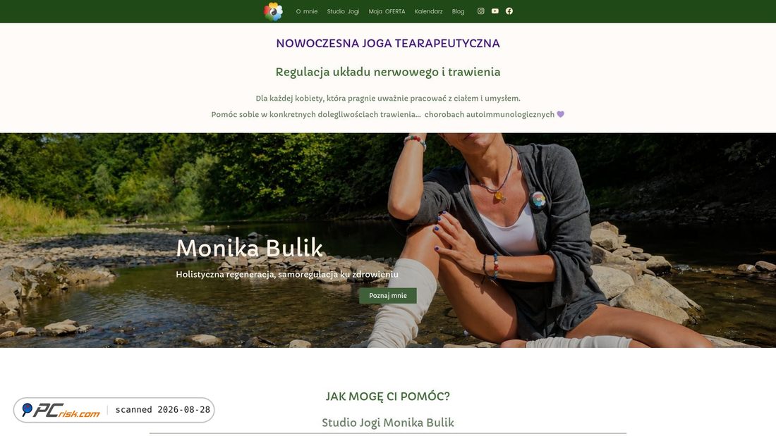 Screenshot von jogaterapeutyczna.pl