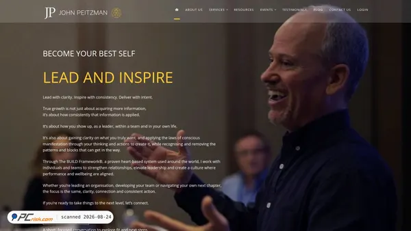 johnpeitzman.com screenshot