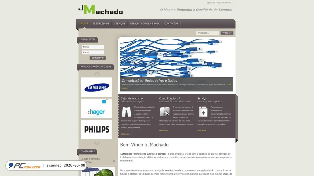 Screenshot of josemachado.pt