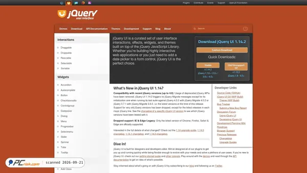 jqueryui.com screenshot