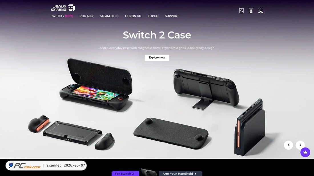 Screenshot van jsaux.com