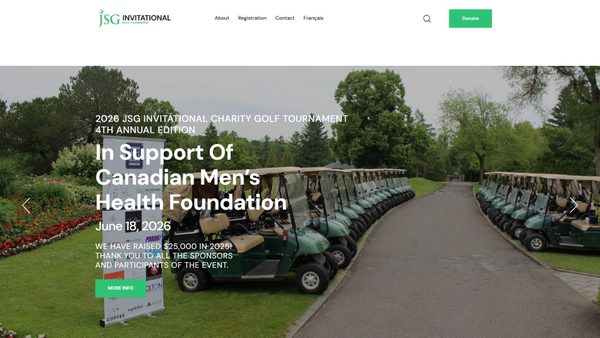 jsginvitational.ca screenshot