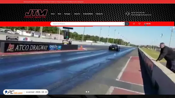 jtmmotorsports.com screenshot