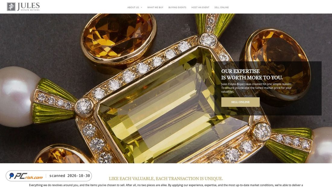Screenshot von julesestatebuyers.com