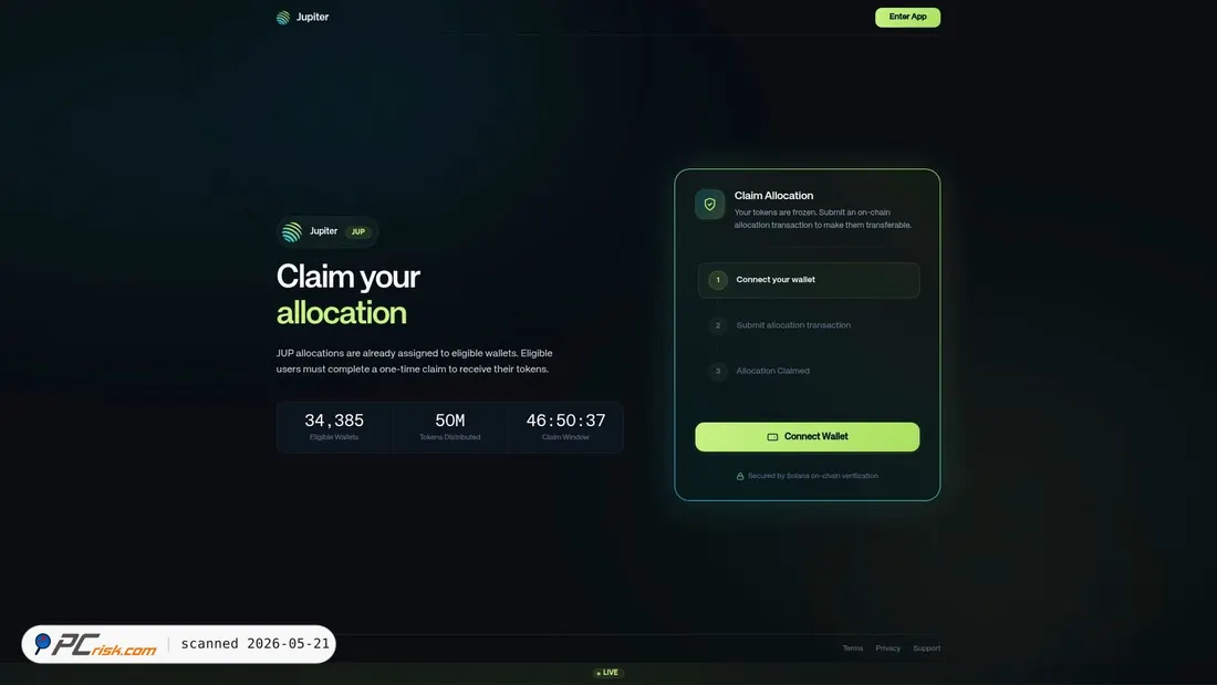 Screenshot of jupag.pro