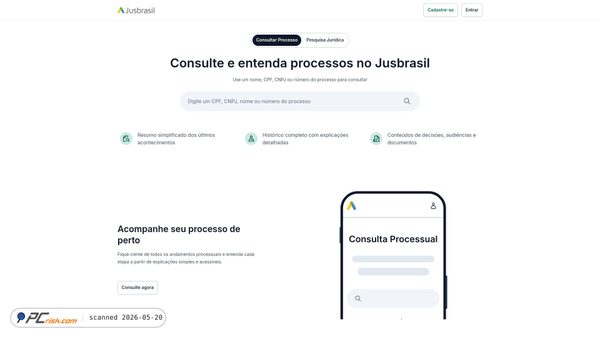 jusbrasil.com.br screenshot