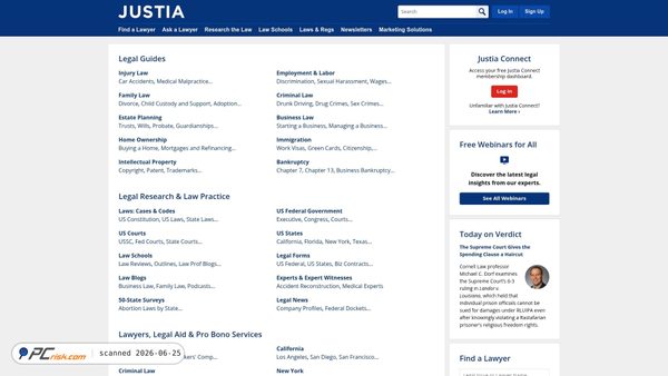 justia.com screenshot