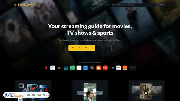 justwatch.com screenshot