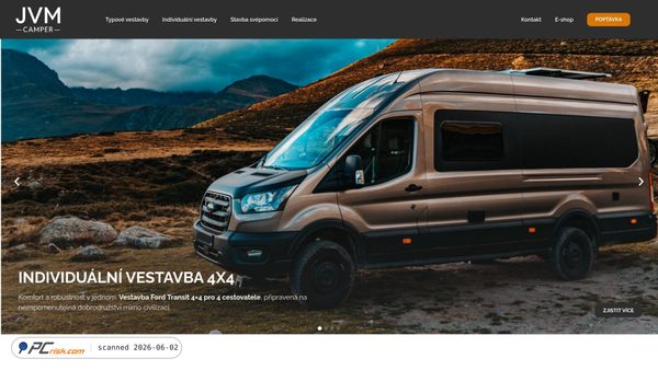 jvmcamper.cz screenshot