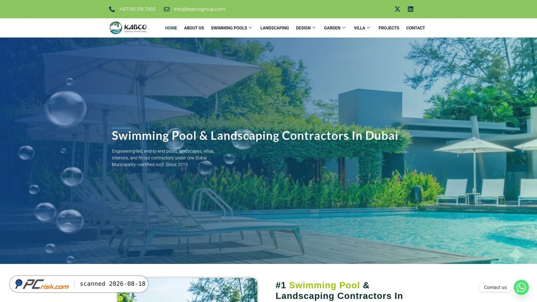 Screenshot of kabcogroup.com