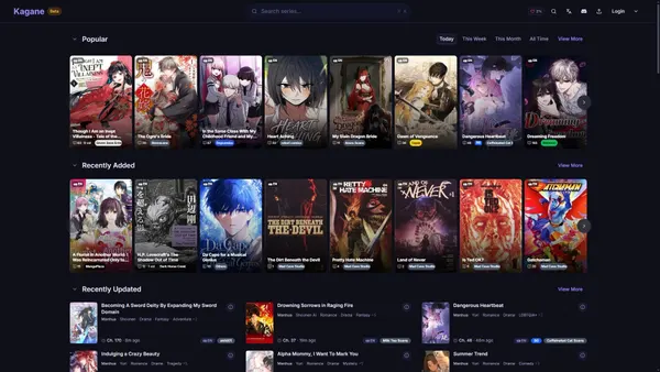 kagane.to screenshot
