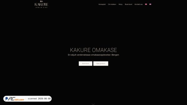 kakureomakase.no screenshot