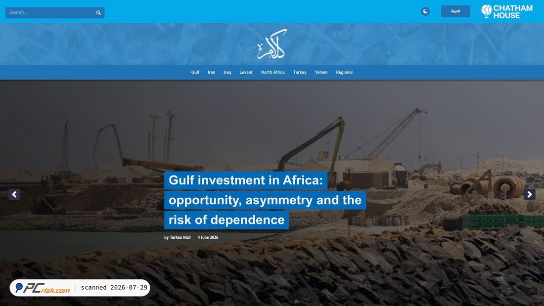 Screenshot of kalam.chathamhouse.org