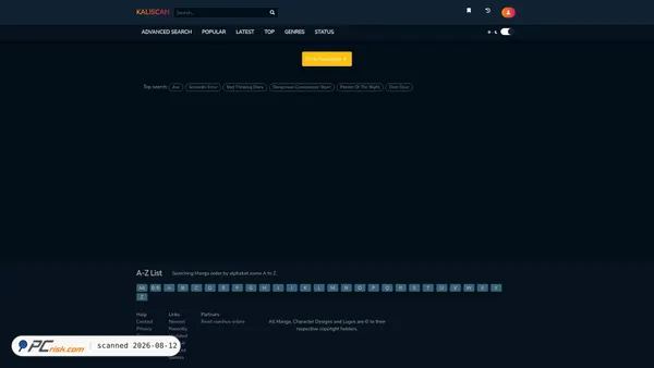 kaliscan.io screenshot