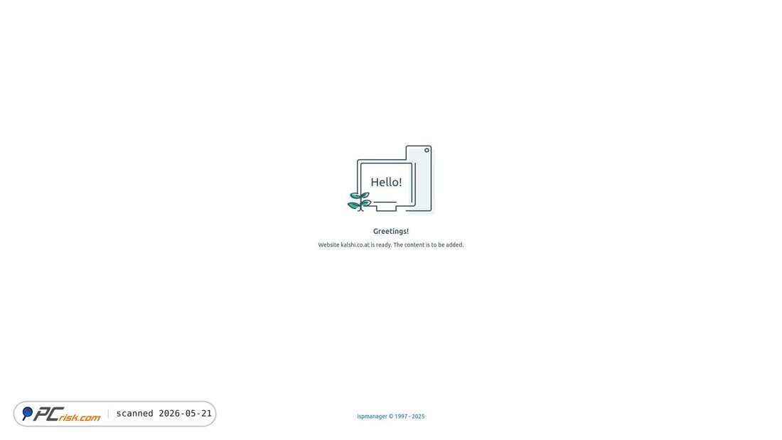 Screenshot of kalshi.co.at
