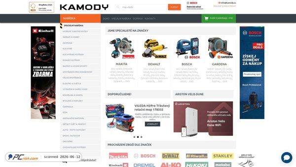 kamody.cz screenshot
