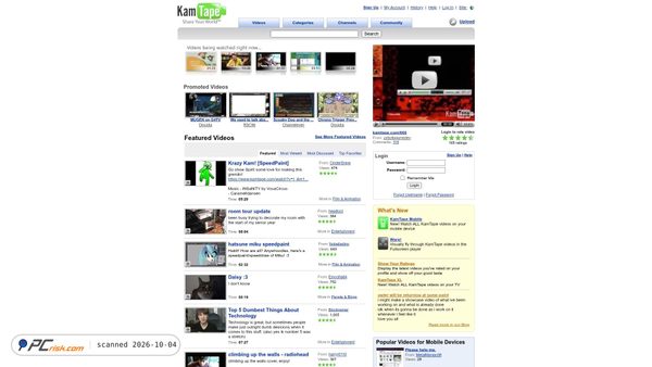 kamtape.com screenshot