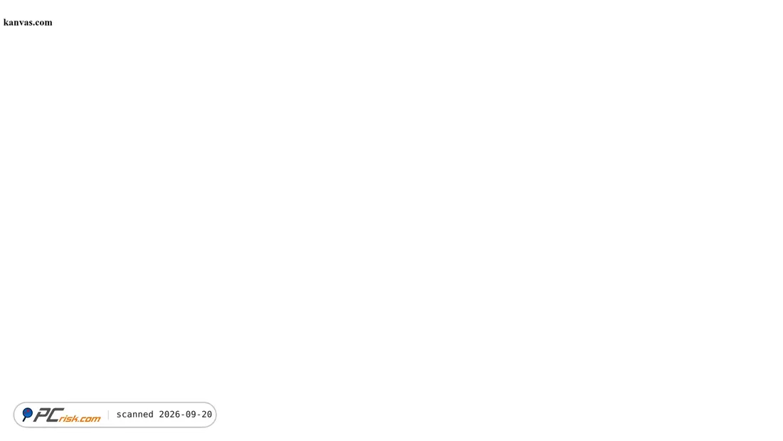 Screenshot of kanvas.com