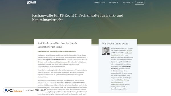 kanzlei-rak.de screenshot
