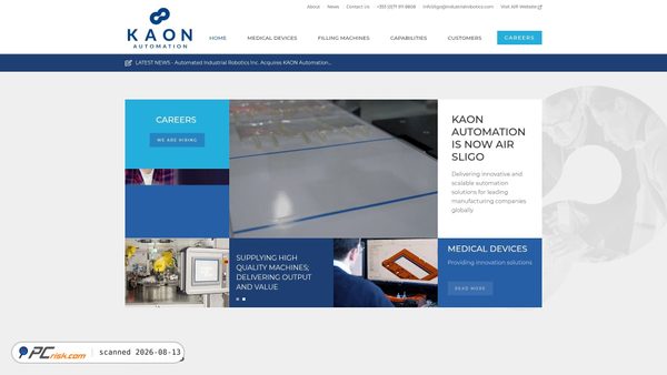 kaonautomation.com screenshot