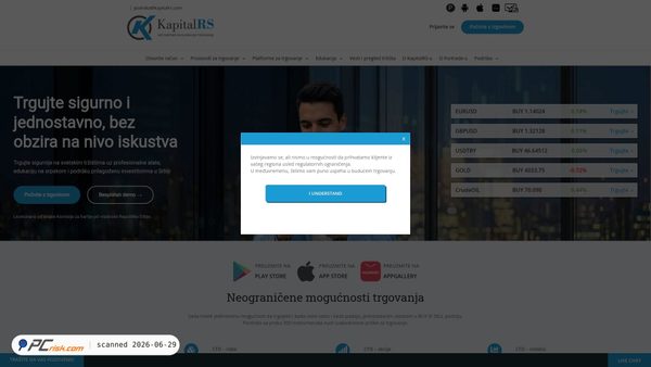 kapitalrs.com screenshot