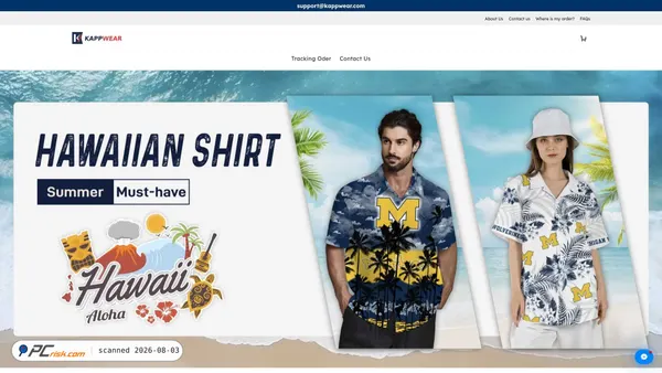 kappwear.com screenshot