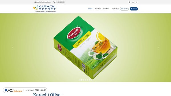 karachioffset.com screenshot