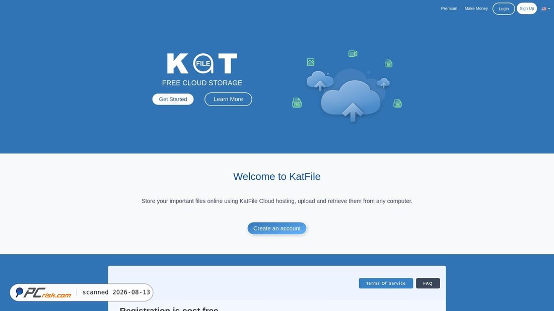 Screenshot of katfile.com