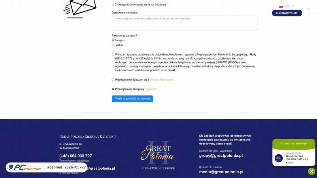 Screenshot of katowicesilesian.greatpolonia.pl