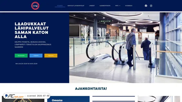 kauppakeskussaari.fi screenshot