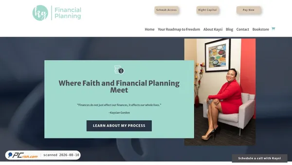 kaysigordon.com screenshot