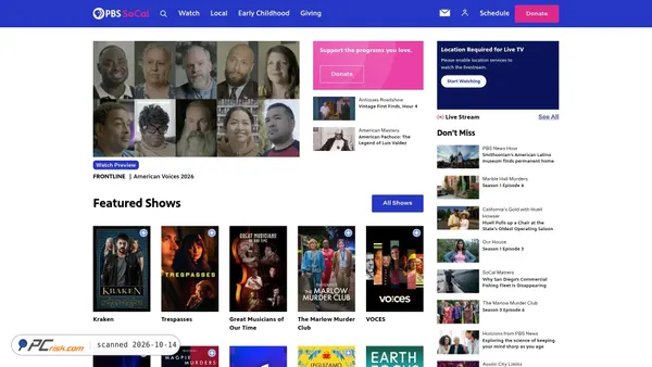kcet.org Screenshot