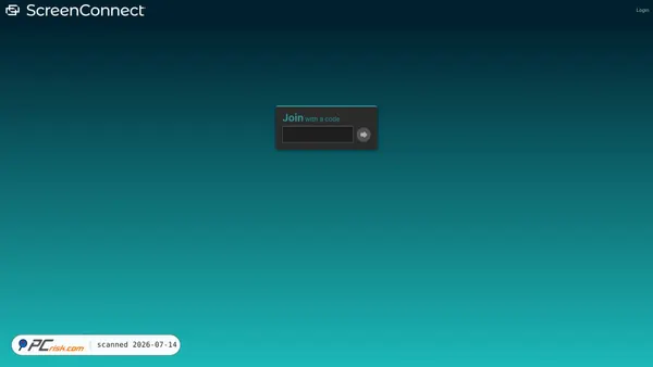 kcjeng.screenconnect.com screenshot
