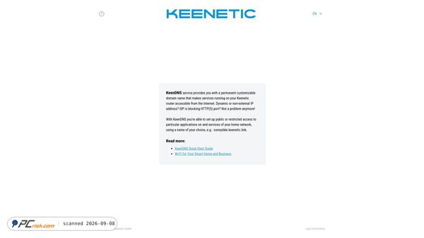 keenetic.link screenshot