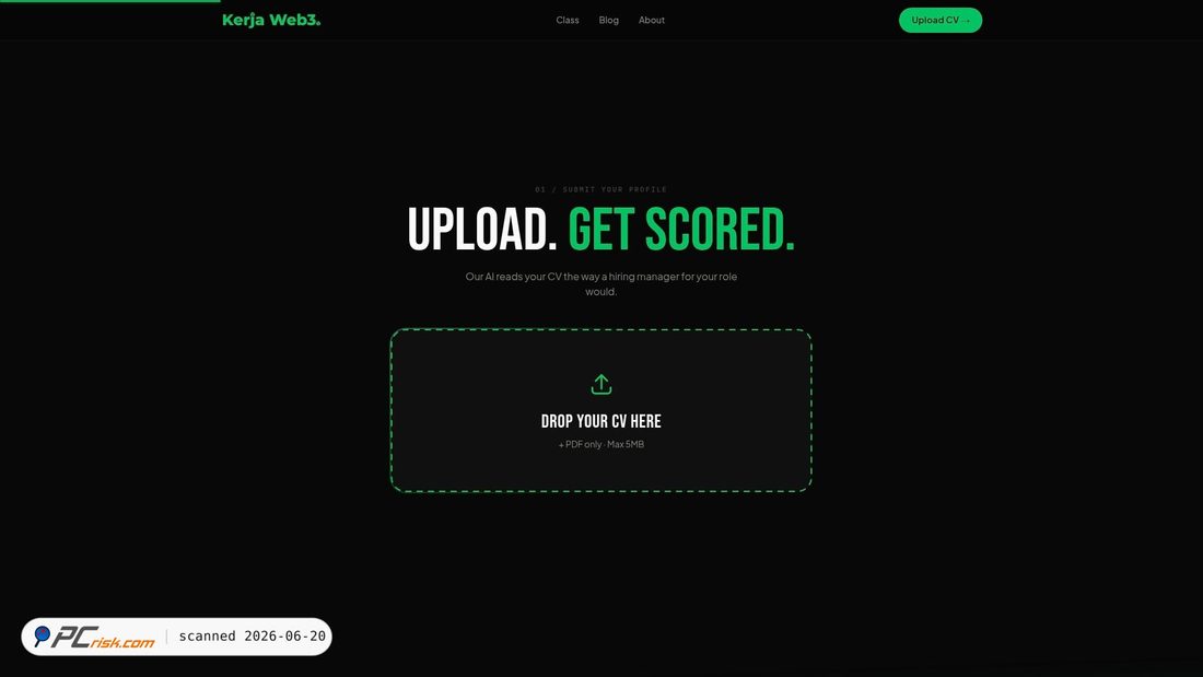 Screenshot of kerjaweb3.com