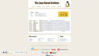kernel.org screenshot