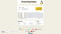 kernel.org Screenshot