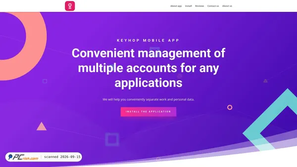 keyhop.tech screenshot