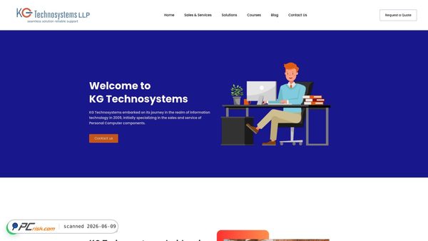 kgtechnosystems.com screenshot