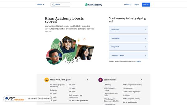 khanacademy.org screenshot
