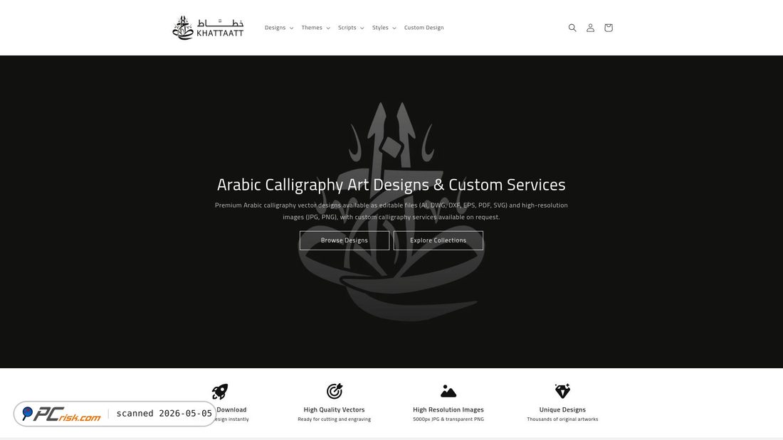 Screenshot von khattaatt.com