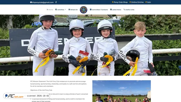 Captura de ecrã de khponyclub.com