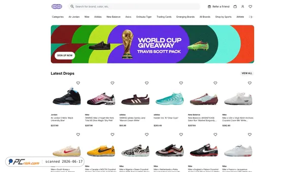 kickscrew.com screenshot