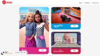 Captura de ecrã de kids.mattel.com